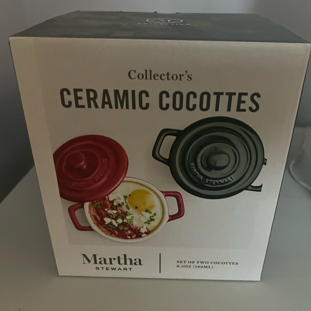 Martha Stewart Ceramic Cocottes Set